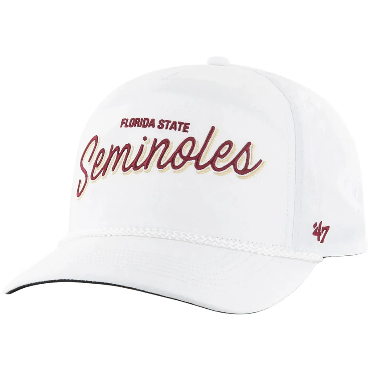 47 Brand Florida State Seminoles Structured Adjustable Lightweight Cap - White