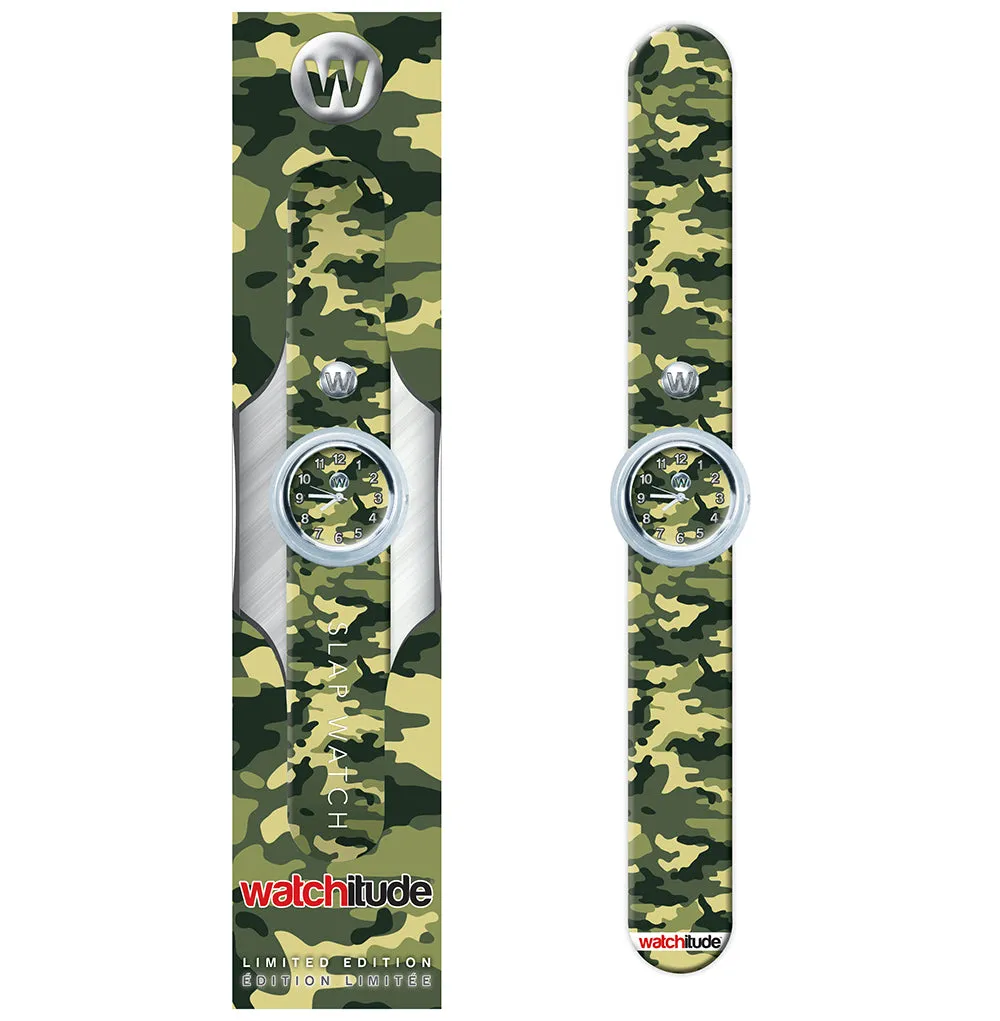 Army Camo Slap Watch