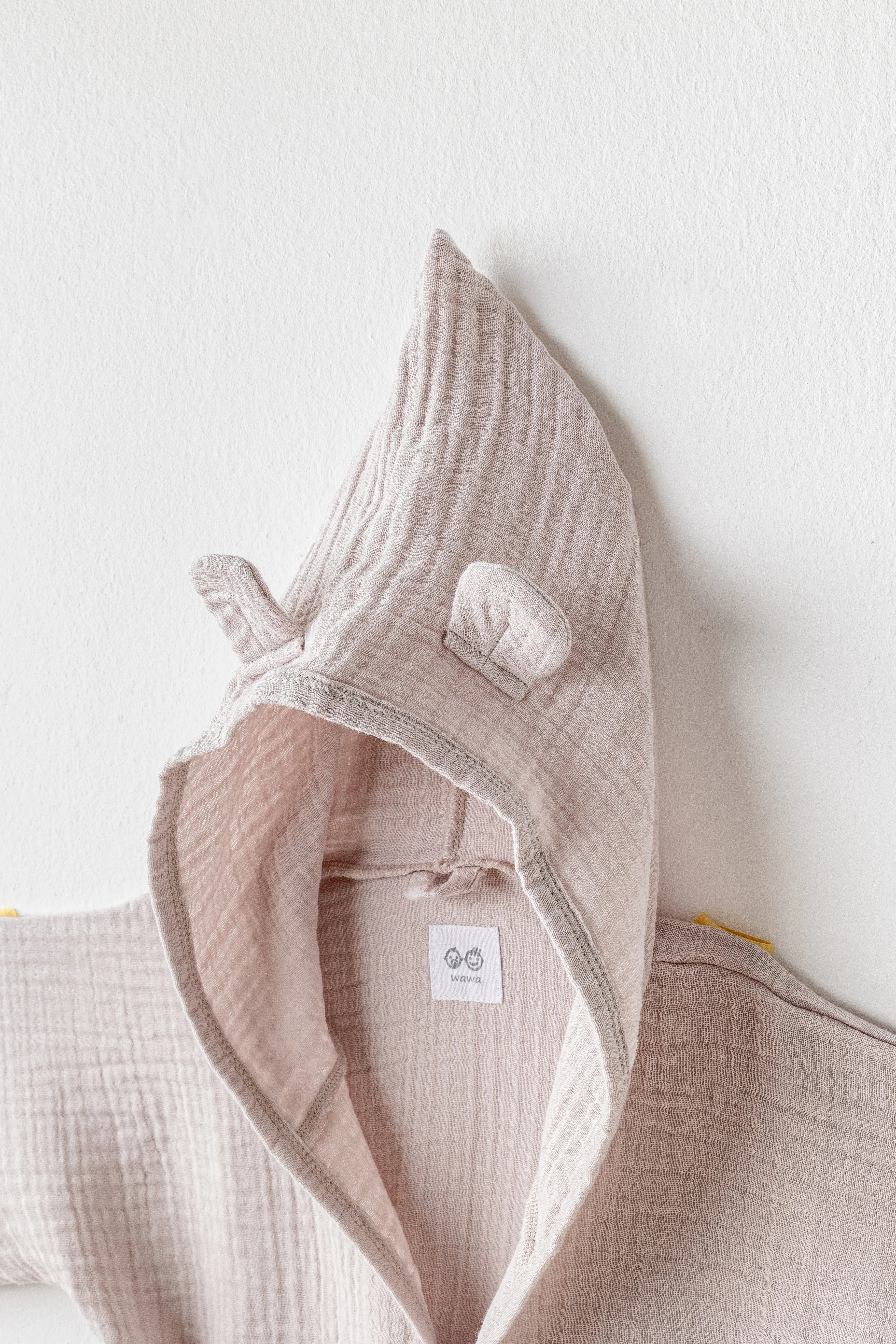 Beige Muslin Home Bathrobe