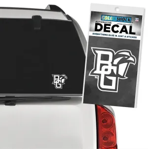 BGSU White Mascot Logo Car Decal