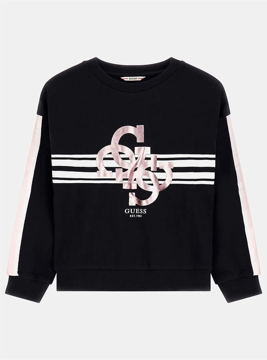 Black Long Sleeve Jumper (7-16) Guess