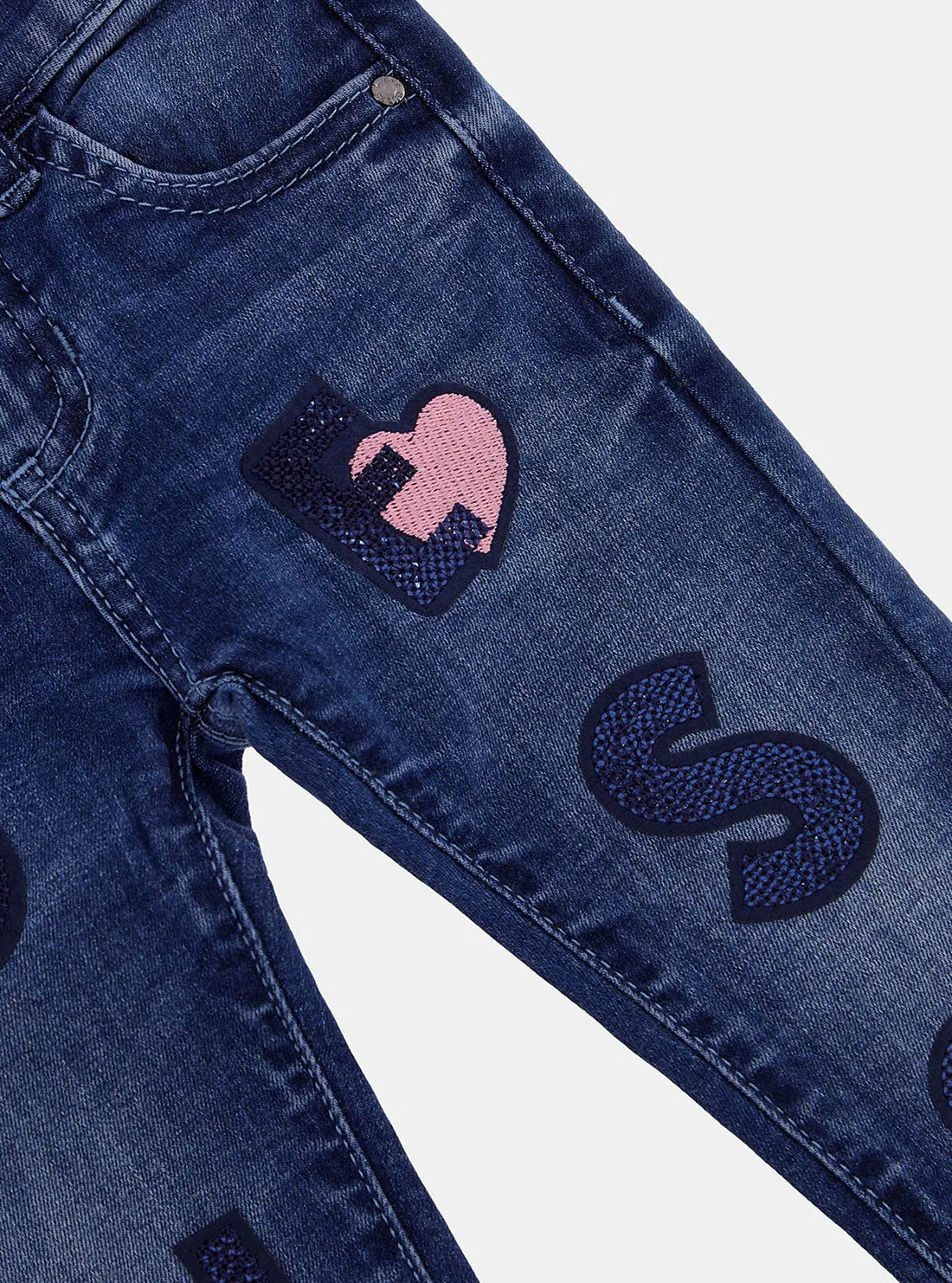Blue Denim Skinny Pants (2-7) Guess
