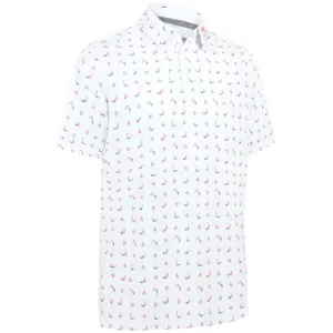 Callaway Swing Chev Polo Shirt - Bright White