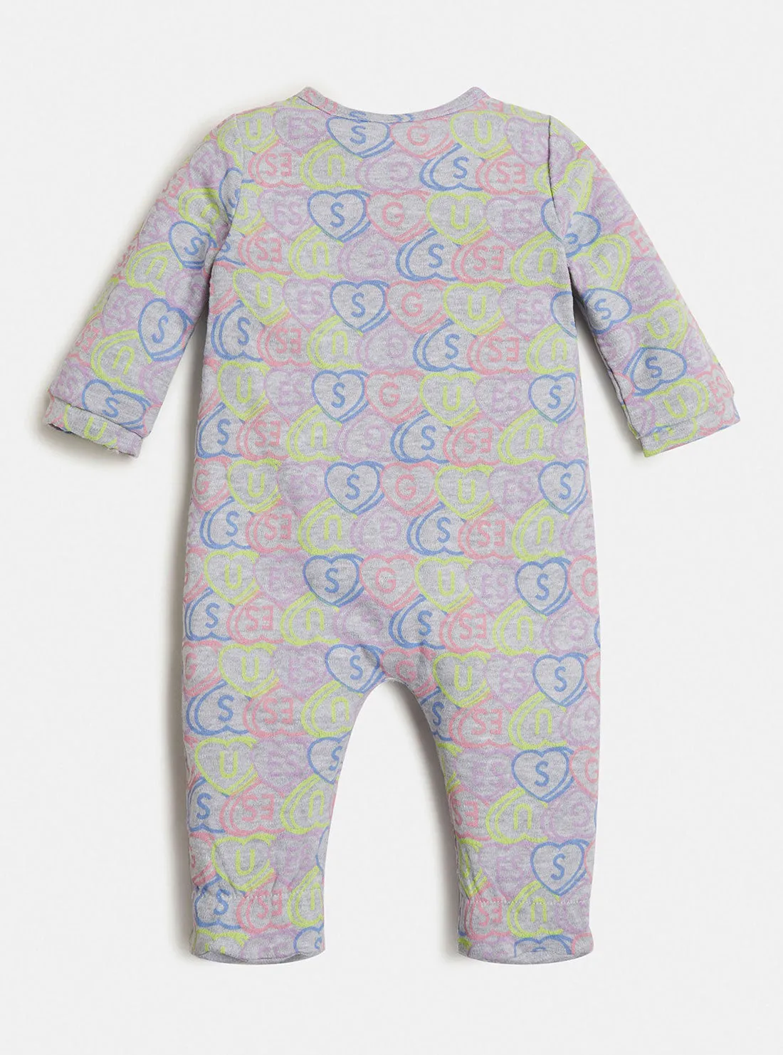 Captured Heart Logo Onesie (0-12m) Guess