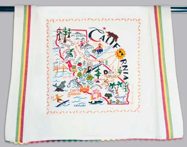 Catstudio California Dishtowel