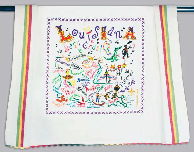 Catstudio Louisiana Dishtowel