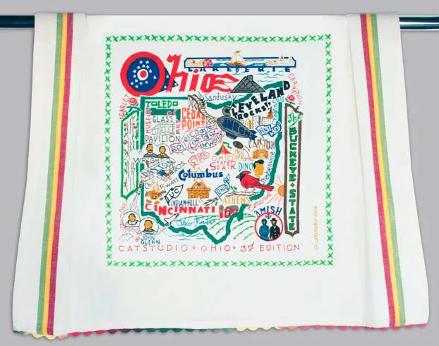 Catstudio Ohio Dishtowel
