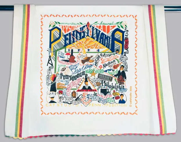 Catstudio Pennsylvania Dishtowel