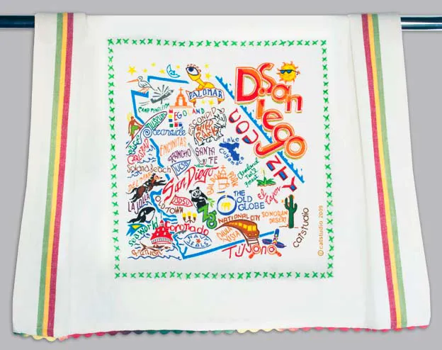 Catstudio San Diego Dishtowel