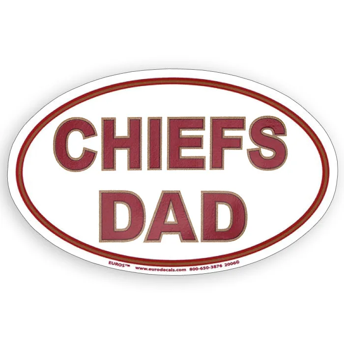 Chiefs Dad Auto Decal