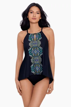 DD-Cup Peephole Tankini Top in Precioso