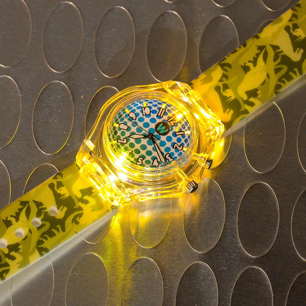 Dino Camo Glow LED Light Up Watch