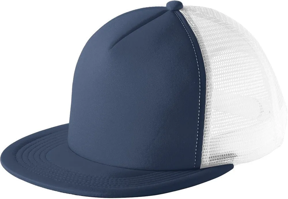 District Flat Bill Snapback Trucker Cap