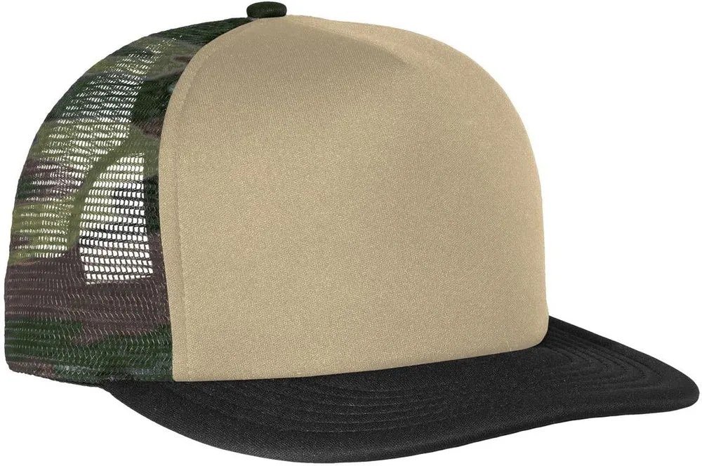 District Flat Bill Snapback Trucker Cap