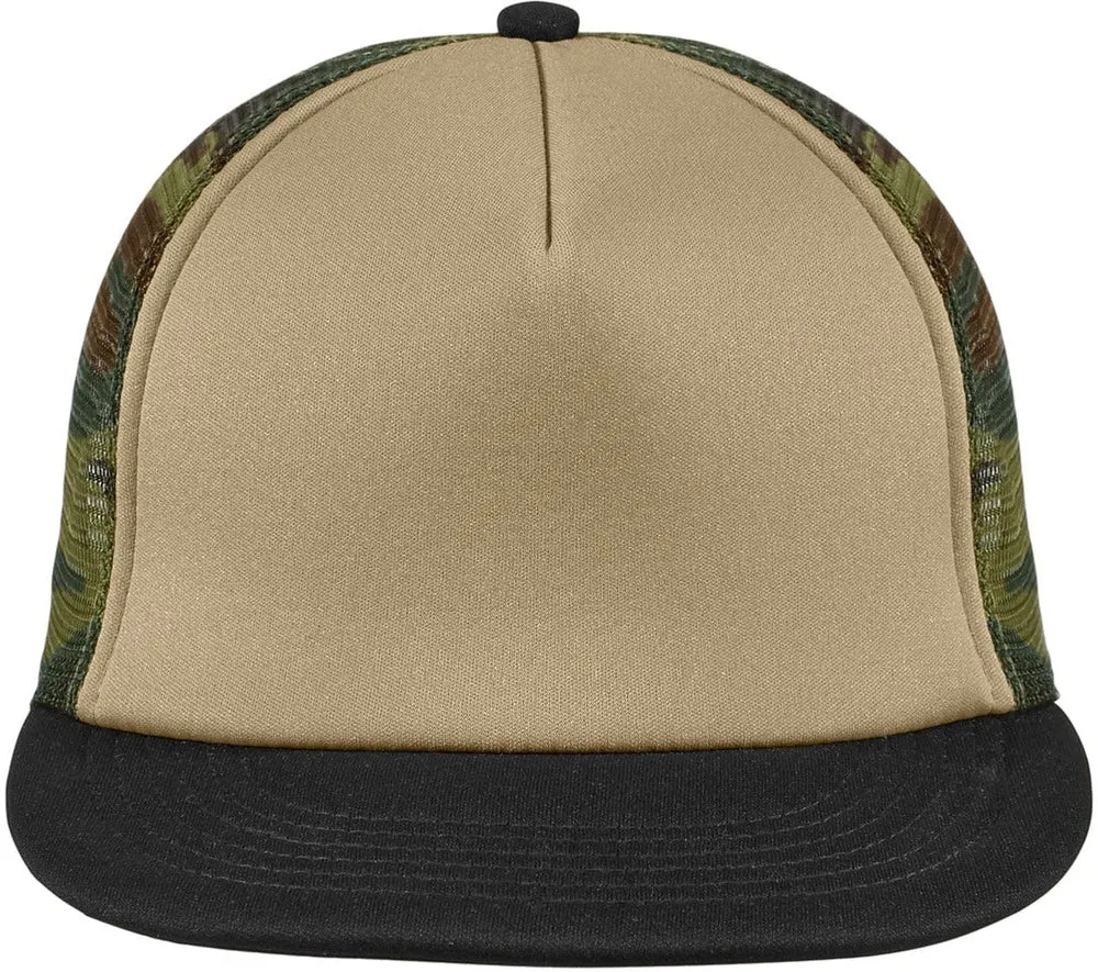 District Flat Bill Snapback Trucker Cap
