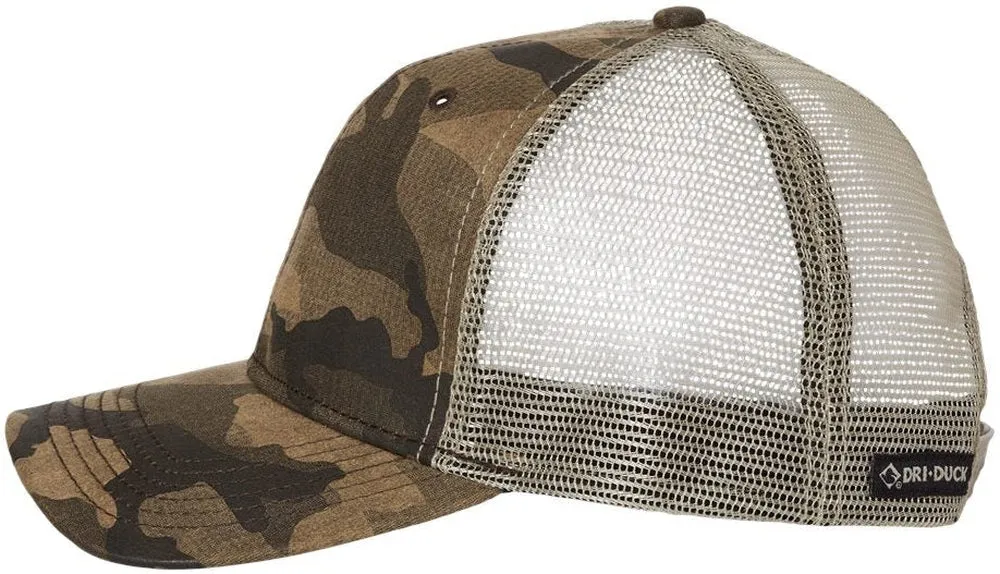 DRI Duck Covert Trucker Cap