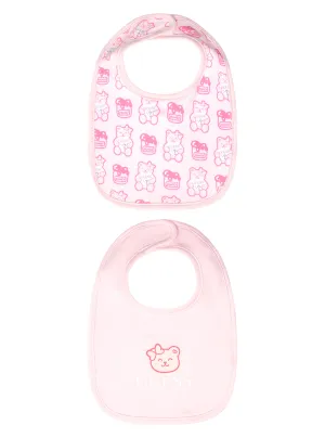 Eco Pink 2-Piece Bib Set Guess