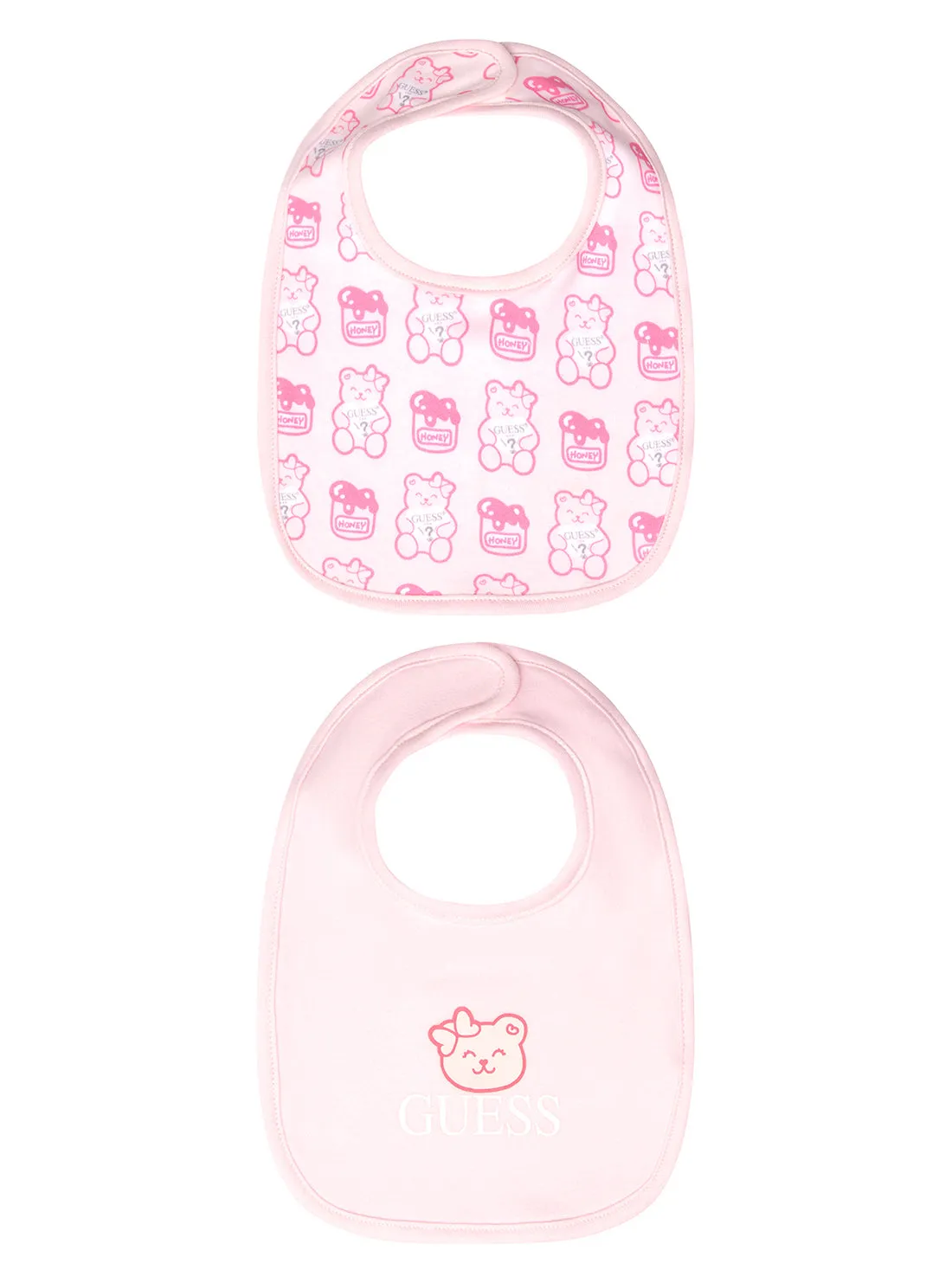 Eco Pink 2-Piece Bib Set Guess