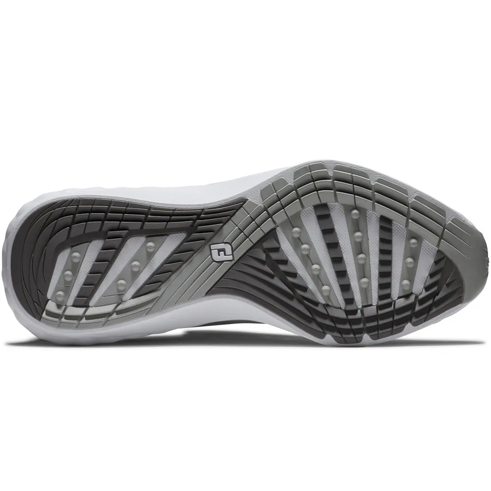 FootJoy Quantum Spikeless Shoes - White/Grey/Silver