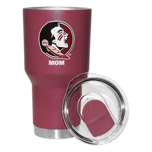 GameTime Sidekicks Seminole Mom 30oz Powder Coated Insulated Tumbler - Garnet
