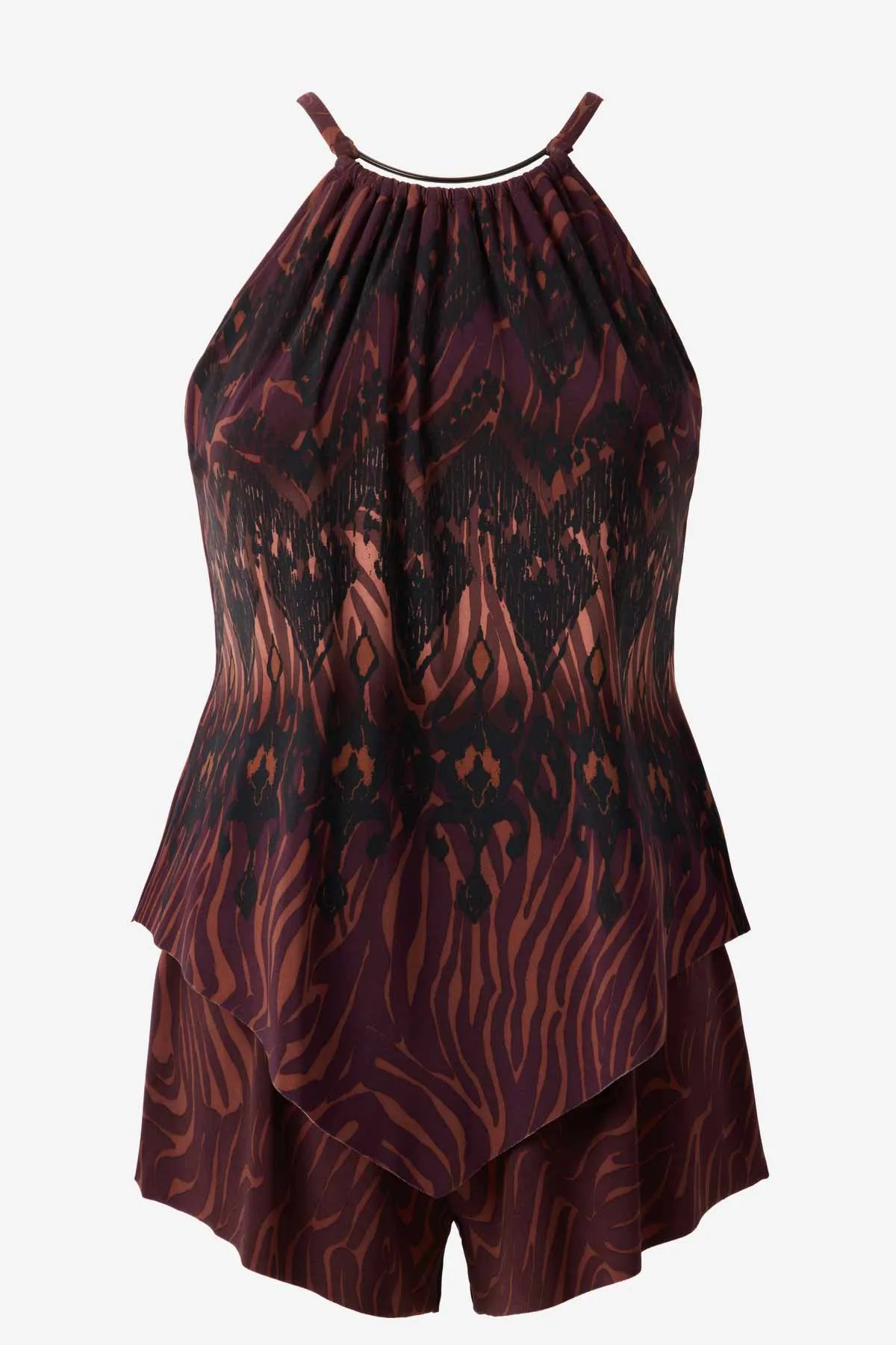 Goldie Romper in Zabra