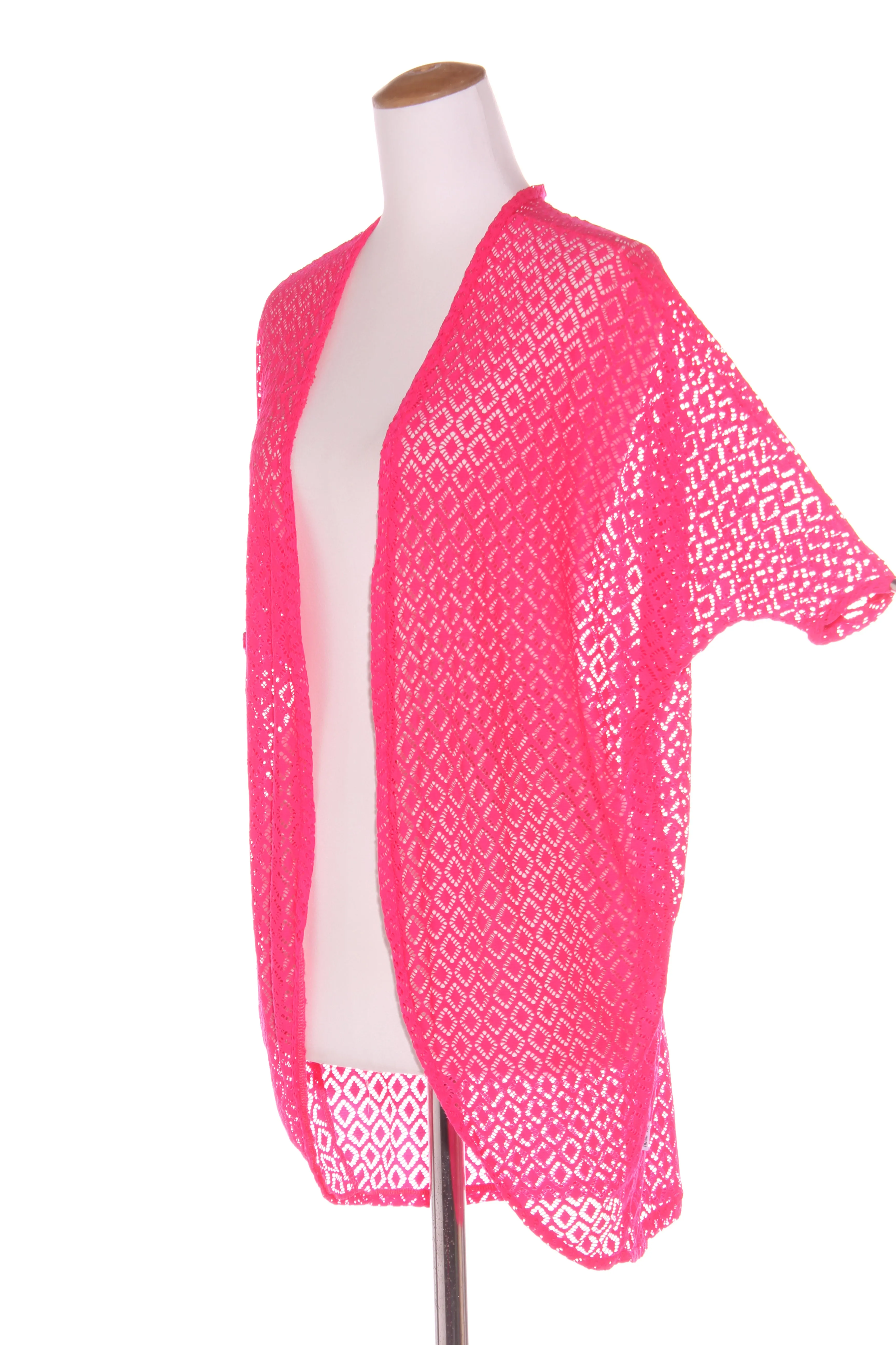HOME-LEE - Hot pink lace cardi! 10-14