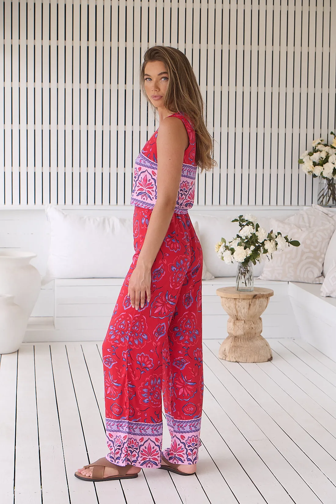 Jaase Jax Pants High Waist Wide Leg - Florian