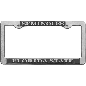 Jardine Seminoles/Florida State Heavy Duty Pewter Tag Frame