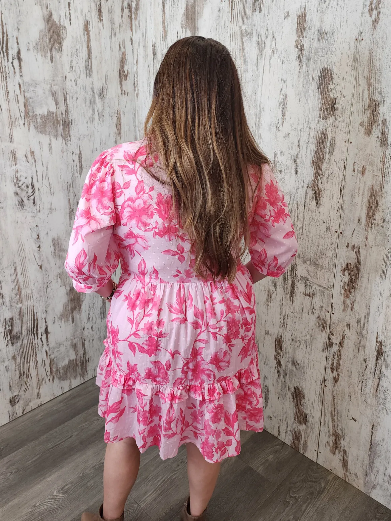 Joop & Gypsy Kelly Mini Dress V Neck Pockets - Sweet Thing