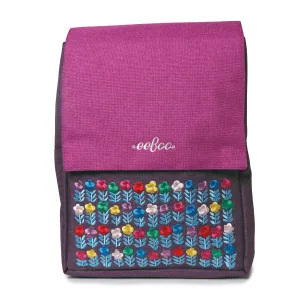 Kids Embroidered Backpack - Flowerbed