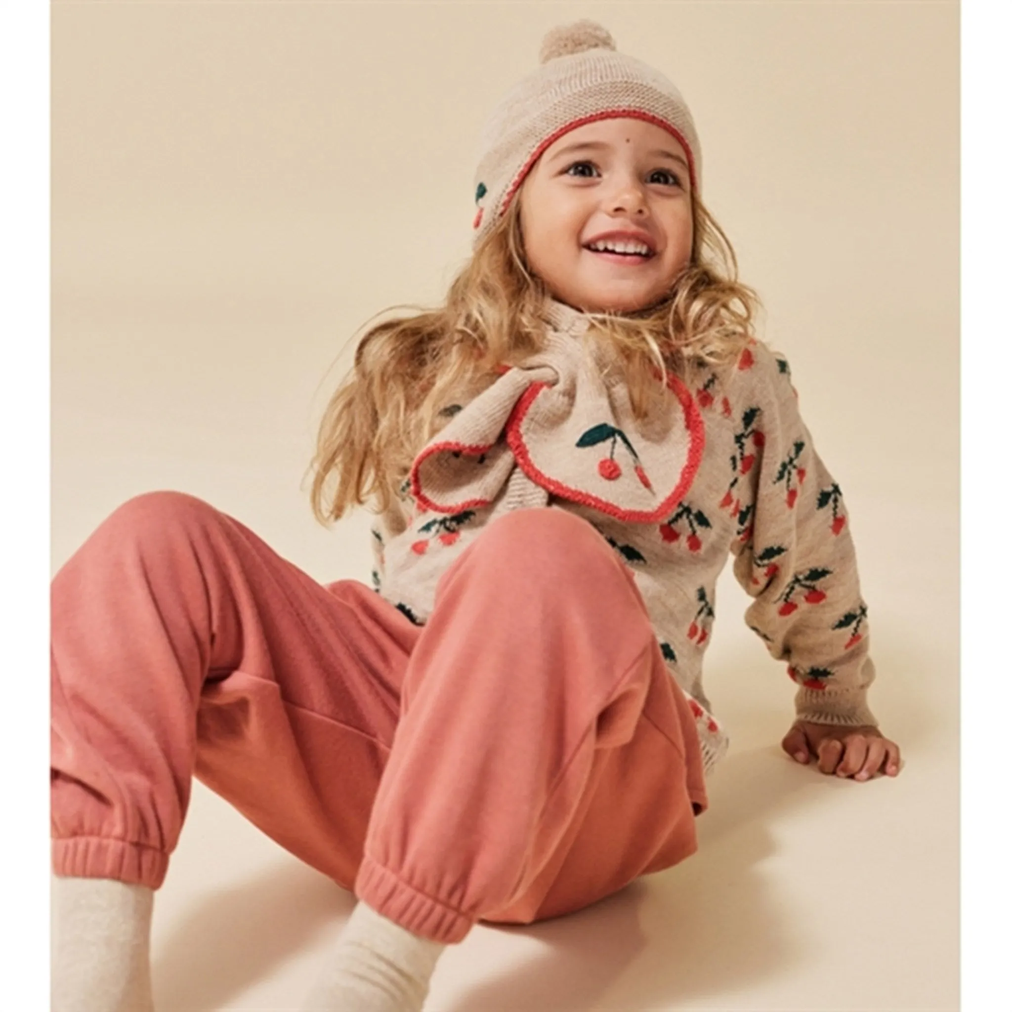 Konges Sljd Beige Melange Sonja Knit Hat