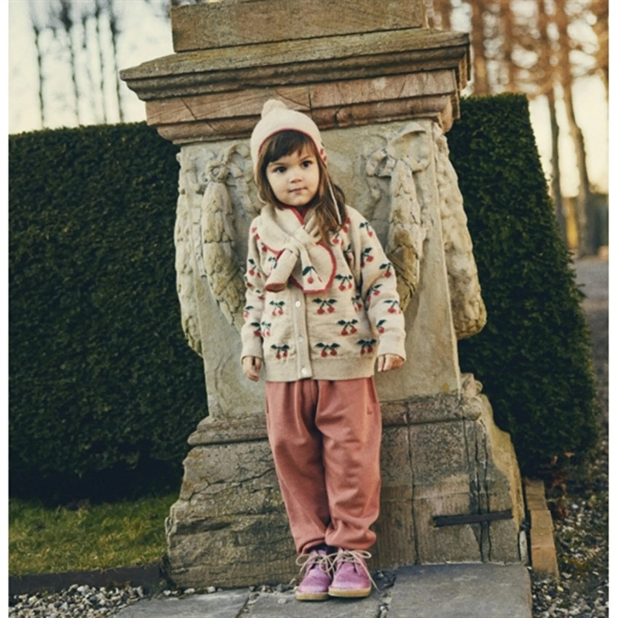 Konges Sljd Beige Melange Sonja Knit Hat