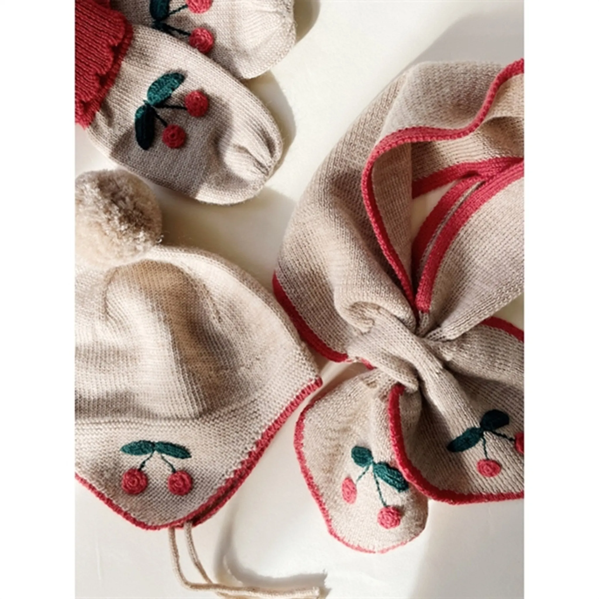 Konges Sljd Beige Melange Sonja Knit Hat