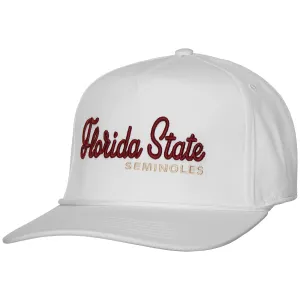 Legacy Florida State Seminoles Adjustable Caddy Cap - White