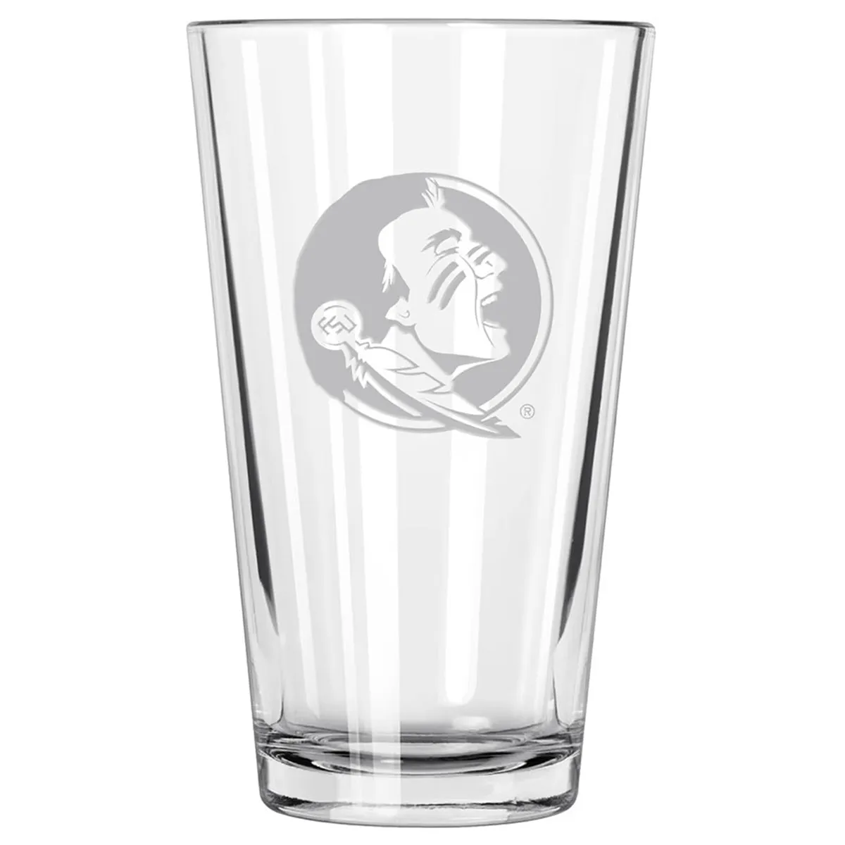 Memory Company Etched Seminole Logo 17oz Mixing Glass