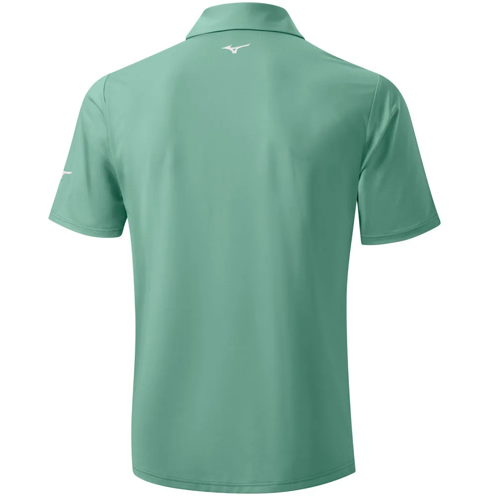 Mizuno Cali Stripe Polo Shirt - Canton Green