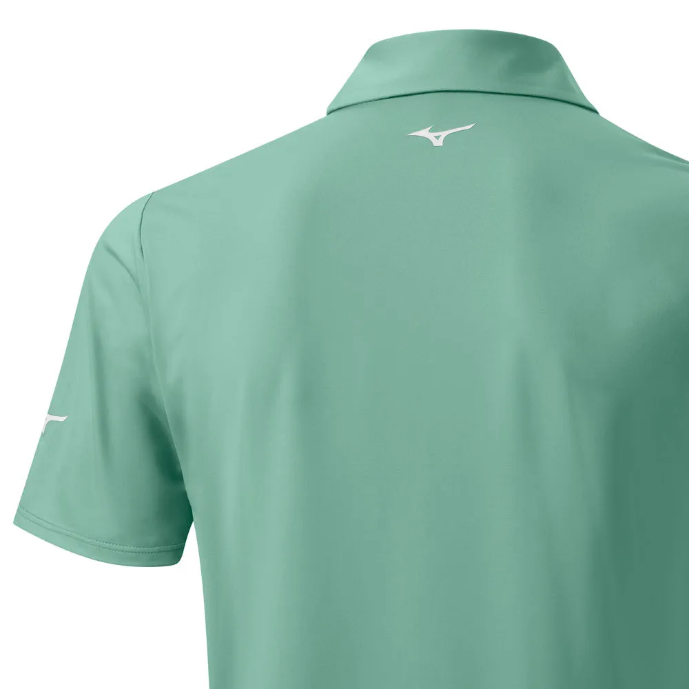 Mizuno Cali Stripe Polo Shirt - Canton Green