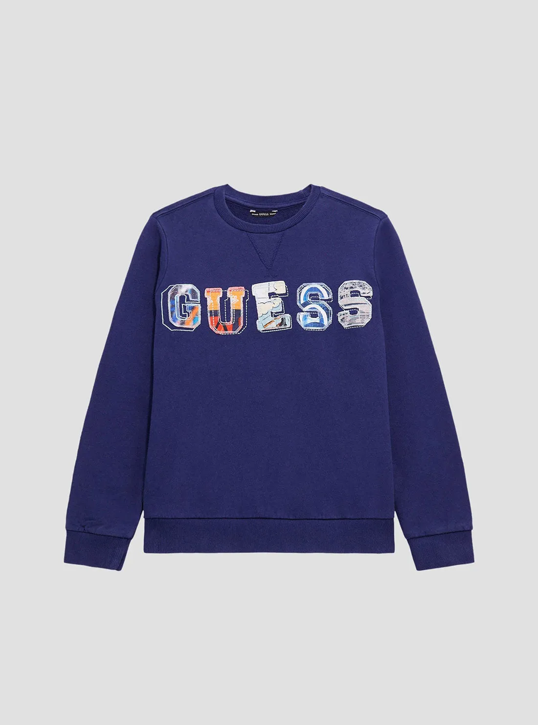 Navy Long Sleeve Active Top (7-16) Guess