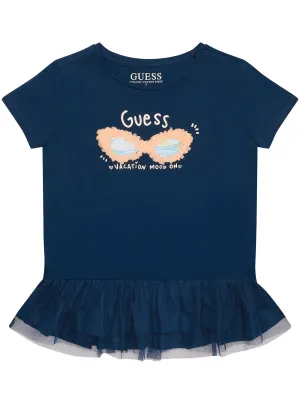 Navy Short Sleeve T-Shirt (2-7) Guess