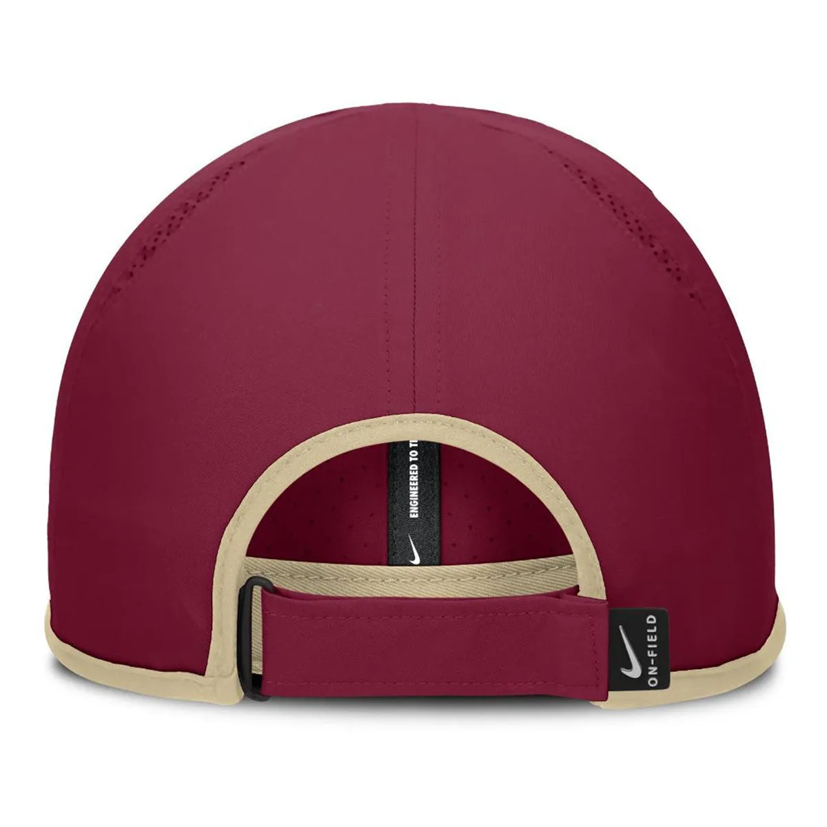 Nike Men's Florida State Dri-fit Adjustable Featherlight Practice Hat - Garnet/Gold