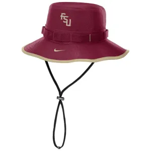 Nike Stacked FSU Apex Bucket Cap - Garnet/Gold