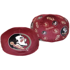 Northwest Seminoles 11 x 11 Travel Cloud Pillow - Garnet