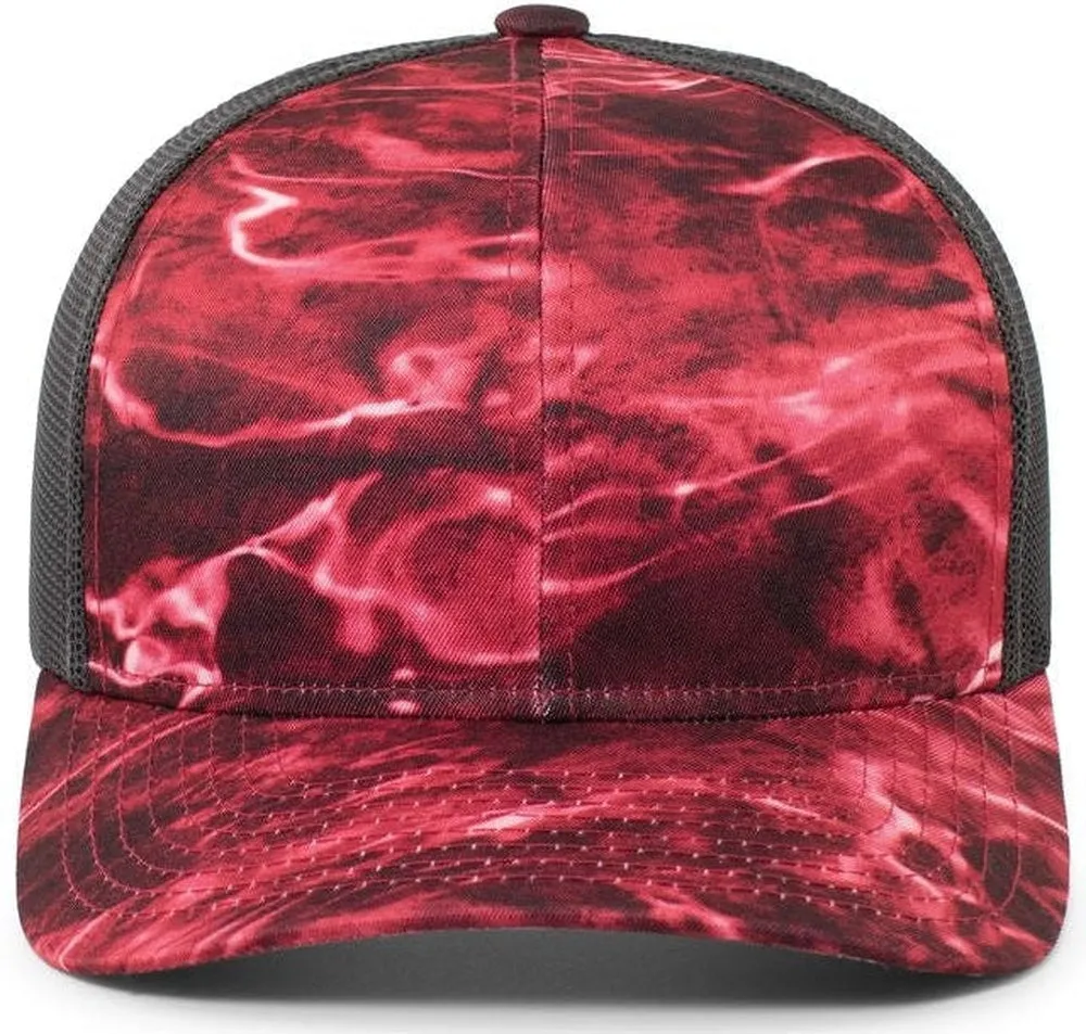 Pacific Headwear Mossy Oak Trucker Snapback