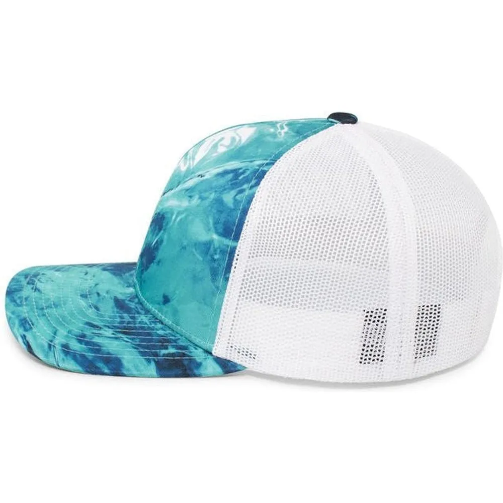 Pacific Headwear Mossy Oak Trucker Snapback