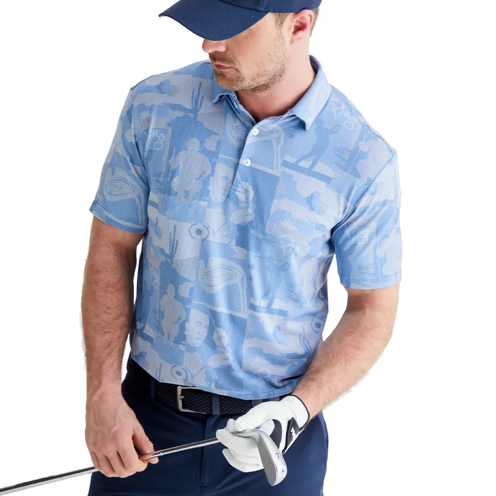 Ping Legacy Polo Shirt - Cornflower Blue Multi