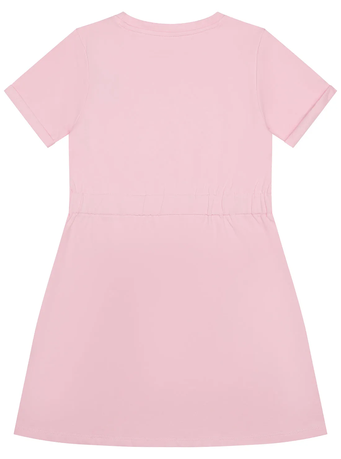 Pink Baby Terry Short Sleeve Dress (2-7) Guess