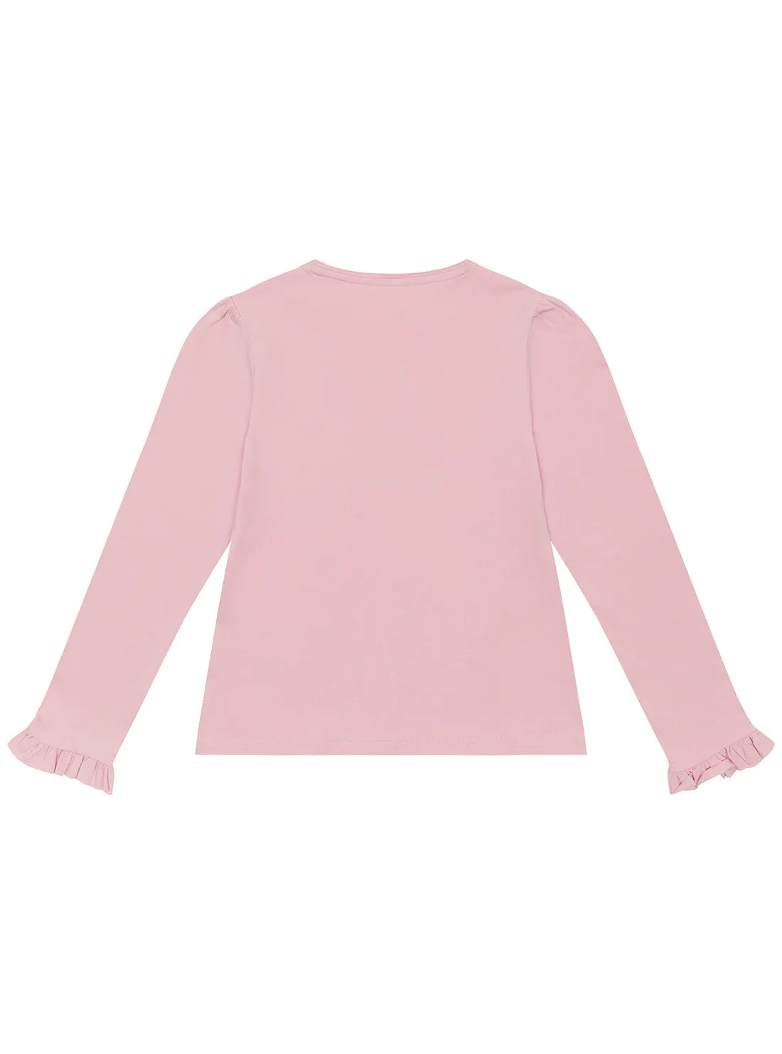 Pink Long Sleeve T-Shirt (2-7) Guess