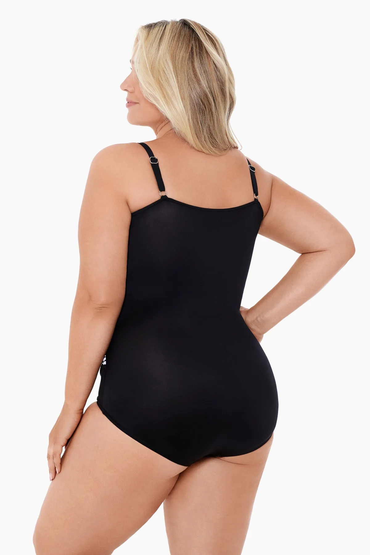 Plus Size Sanibel One Piece in Sub Rosa