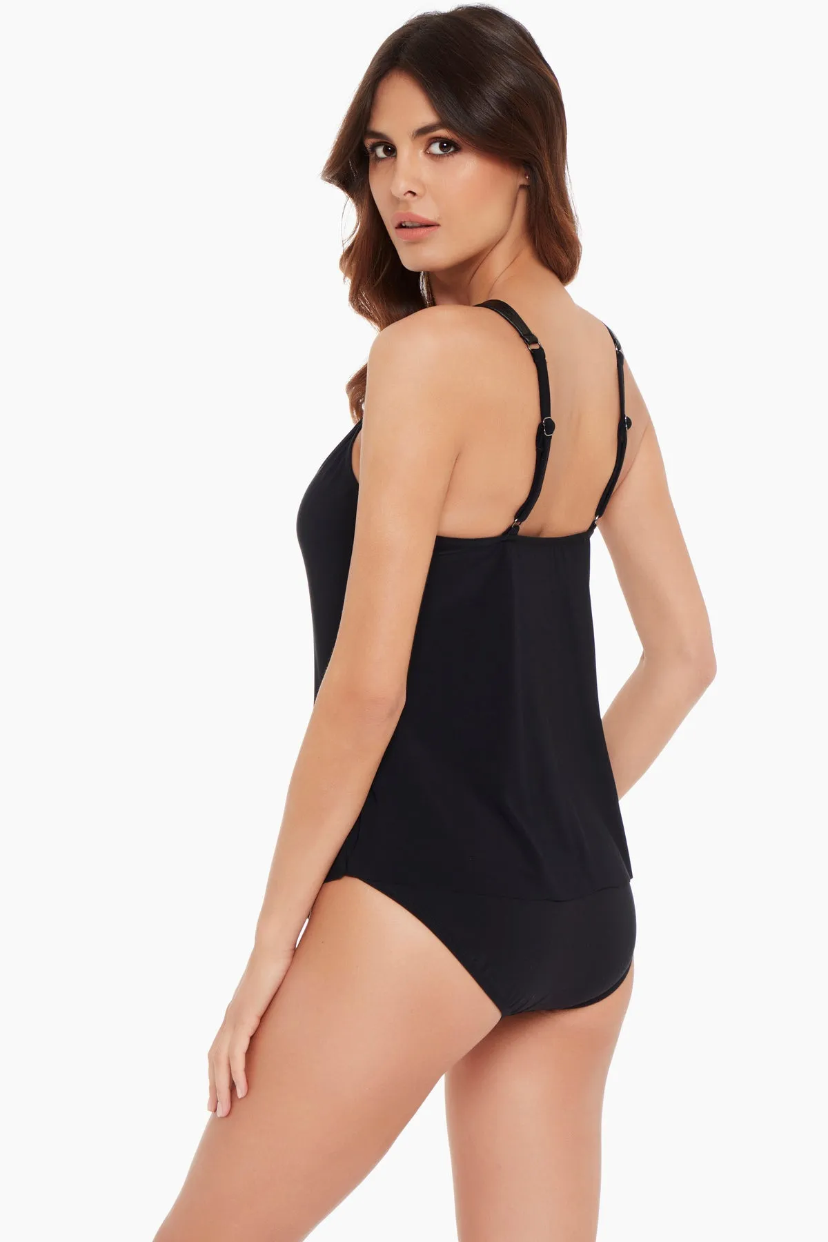 Rachel Tankini Top in Moto Chic