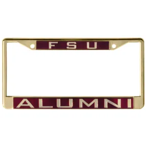 Rico FSU/Alumni Acrylic Tag Frame - Gold